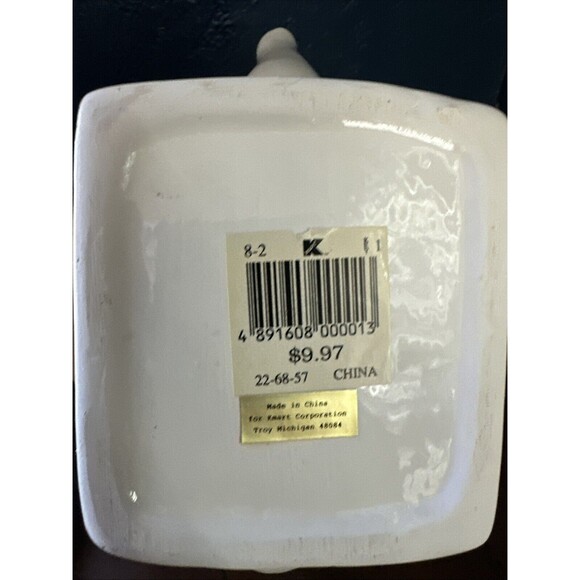 Gift Gallery Porcelain Clock Tea Pot Decorative Only Clock Face Floral VTG - Picture 6 of 8